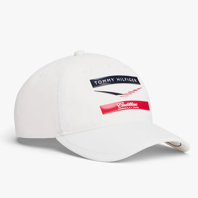 Cadillac Formula One Team 2026 Tommy Hilfiger Chevron White Cap