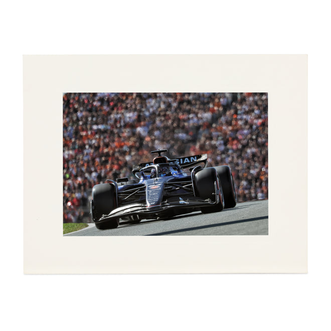 Alex Albon 2025 Williams Racing Strut Mount Print - Dutch GP