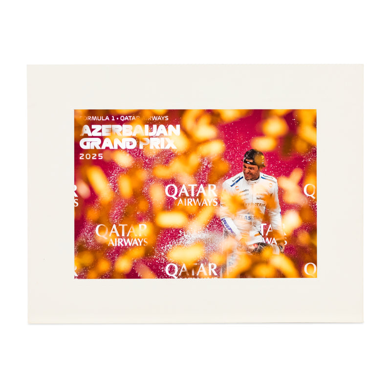 Carlos Sainz Jr. 2025 Williams Racing Strut Mount Print - Azerbaijan GP