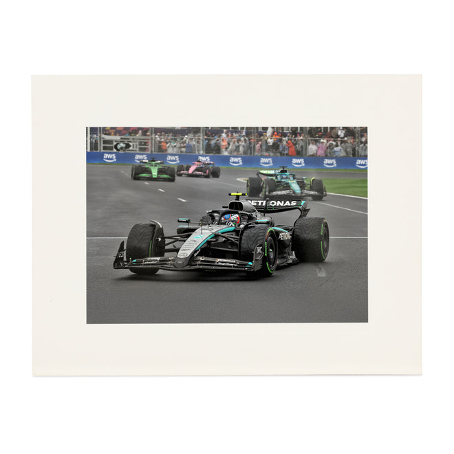 2025 Kimi Antonelli Mercedes Australian GP - Strut Mount Print
