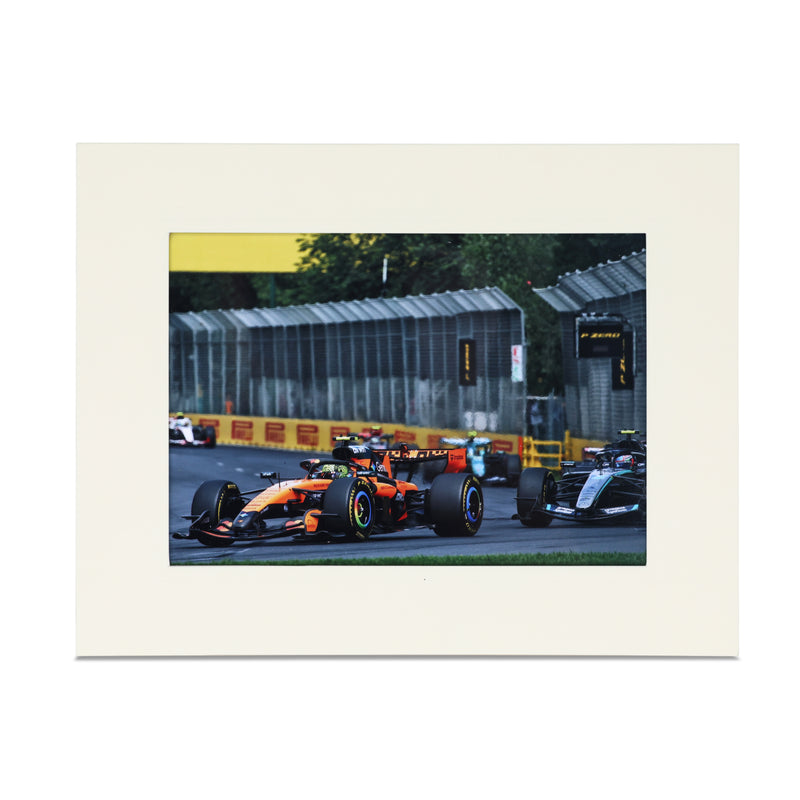 Lando Norris 2026 McLaren Mastercard F1 Team - Australia GP - White Strut Mount Print
