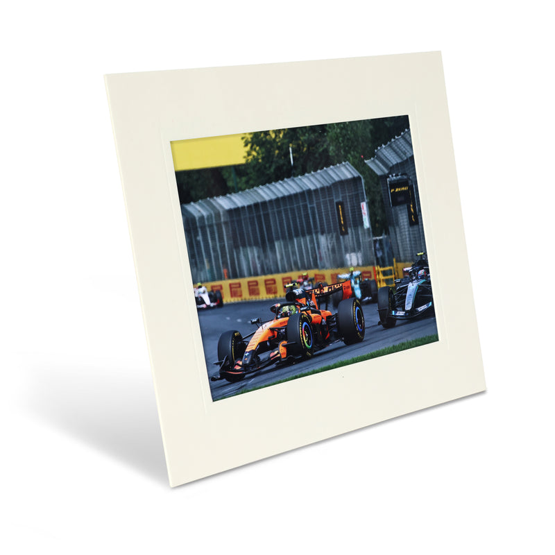 Lando Norris 2026 McLaren Mastercard F1 Team - Australia GP - White Strut Mount Print