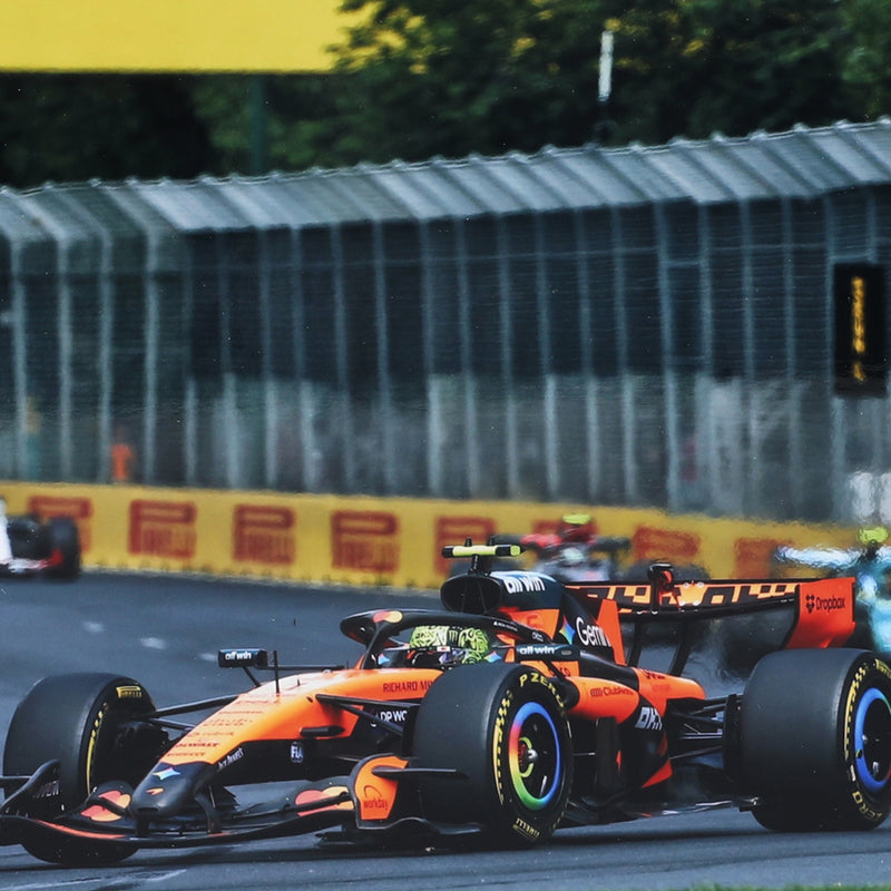 Lando Norris 2026 McLaren Mastercard F1 Team - Australia GP - White Strut Mount Print