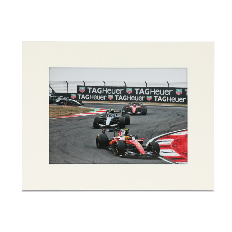 Lewis Hamilton 2026 Scuderia Ferrari HP - China GP - White Strut Mount Print