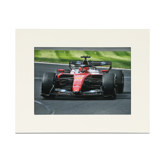 Charles Leclerc 2026  Scuderia Ferrari HP - Australia GP - White Strut Mount Print