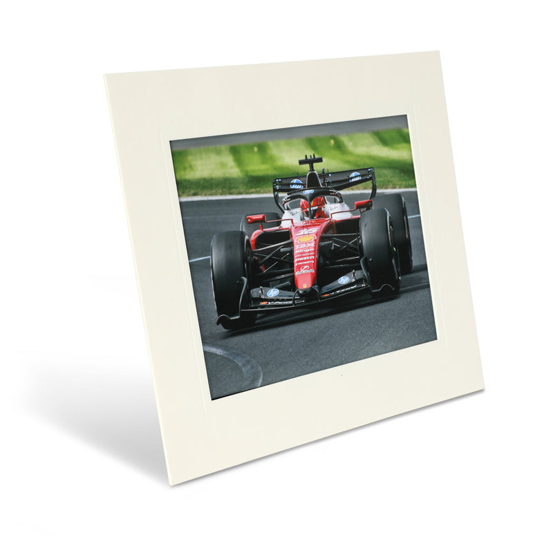 Charles Leclerc 2026  Scuderia Ferrari HP - Australia GP - White Strut Mount Print