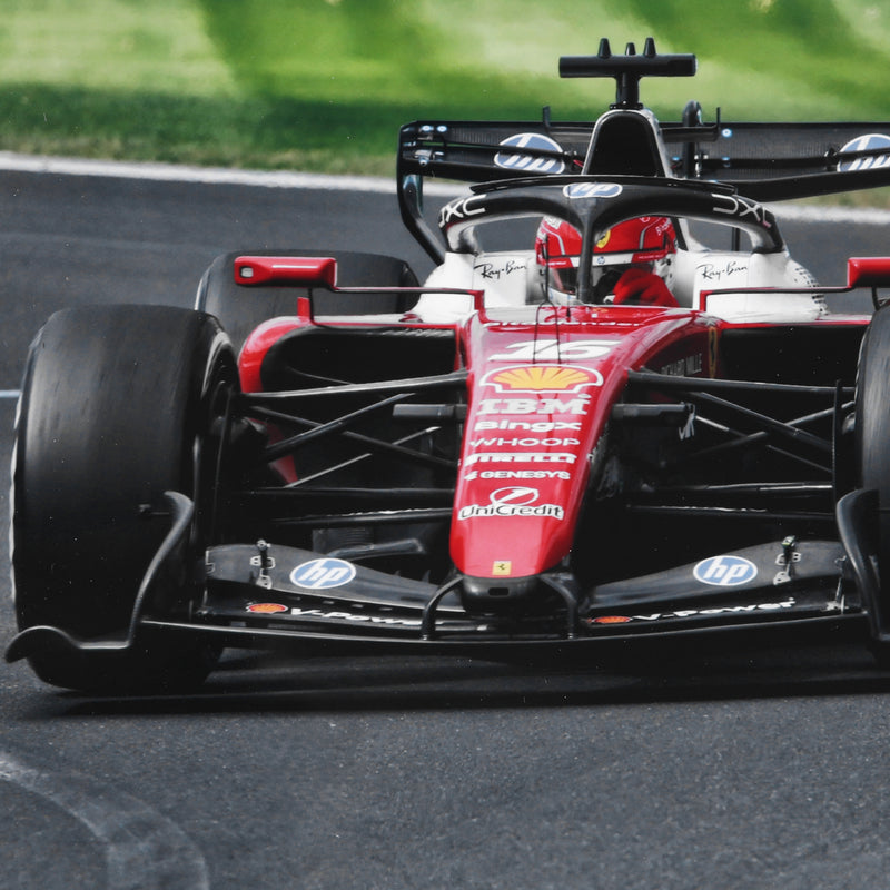 Charles Leclerc 2026  Scuderia Ferrari HP - Australia GP - White Strut Mount Print