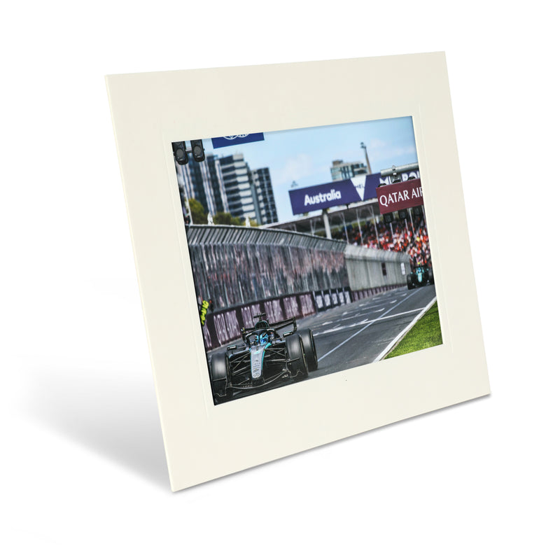George Russell 2026 Mercedes-AMG Petronas F1 Team - Australia GP - White Strut Mount Print