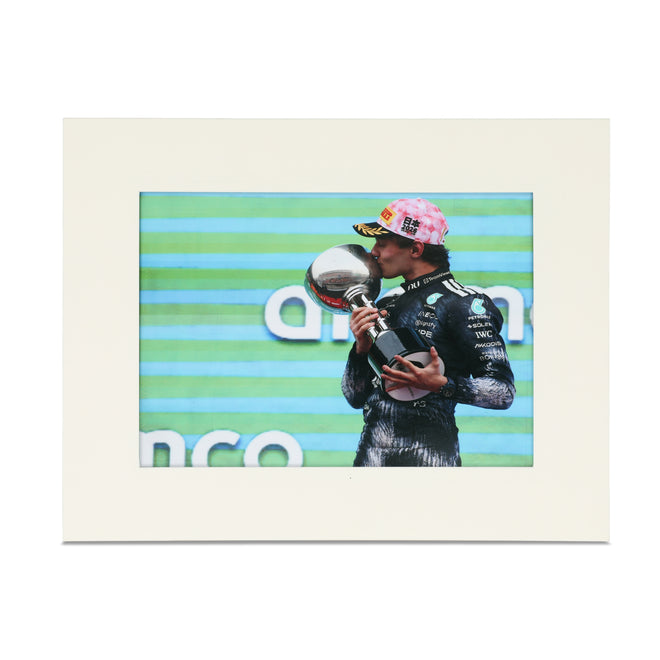Kimi Antonelli 2026 Mercedes-AMG Petronas F1 Team - Japan GP - White Strut Mount Print