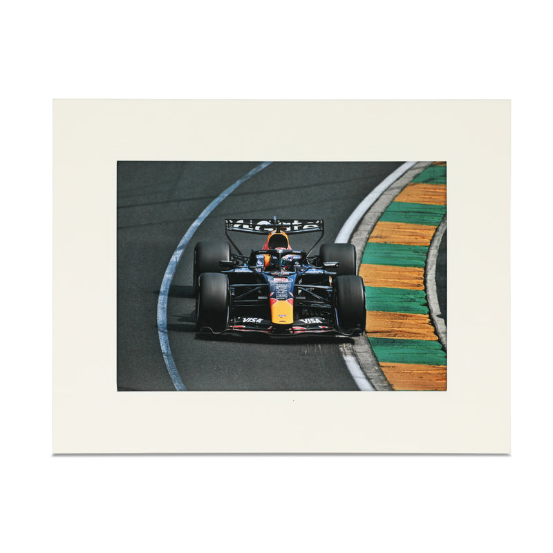 Max Verstappen 2026 Oracle Red Bull Racing - Australia GP - White Strut Mount Print