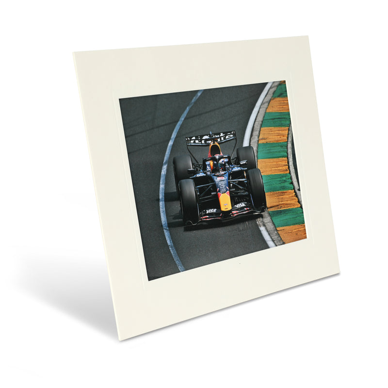 Max Verstappen 2026 Oracle Red Bull Racing - Australia GP - White Strut Mount Print