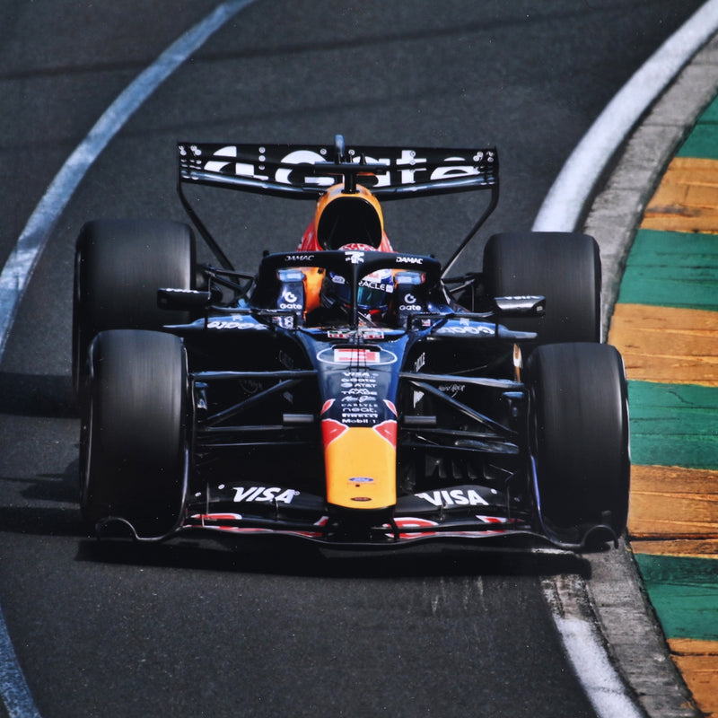 Max Verstappen 2026 Oracle Red Bull Racing - Australia GP - White Strut Mount Print