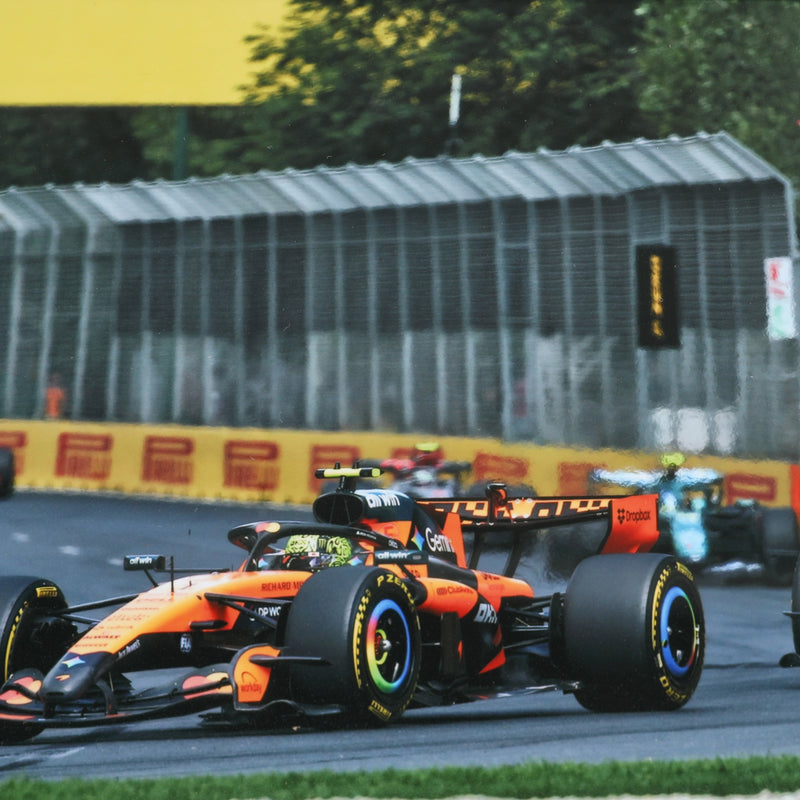 Lando Norris 2026 McLaren Mastercard F1 Team - Australia GP - Glass Slate Frame Print