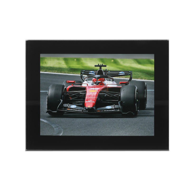 Charles Leclerc 2026  Scuderia Ferrari HP - Australia GP - Glass Slate Frame Print