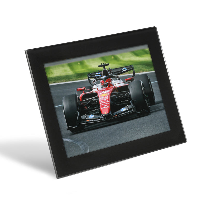 Charles Leclerc 2026  Scuderia Ferrari HP - Australia GP - Glass Slate Frame Print