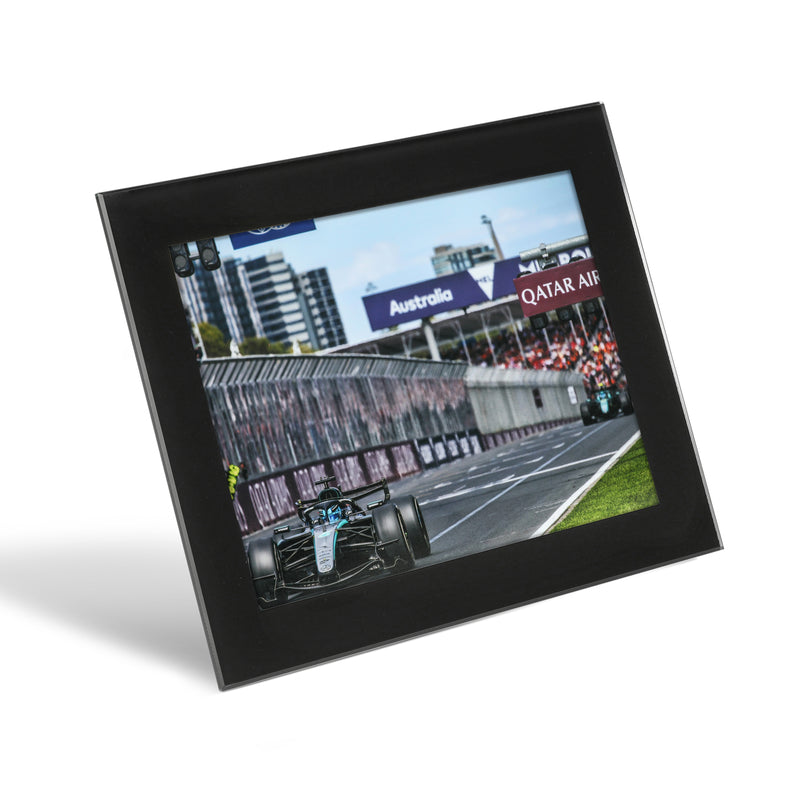 George Russell 2026 Mercedes-AMG Petronas F1 Team - Australia GP - Glass Slate Frame Print