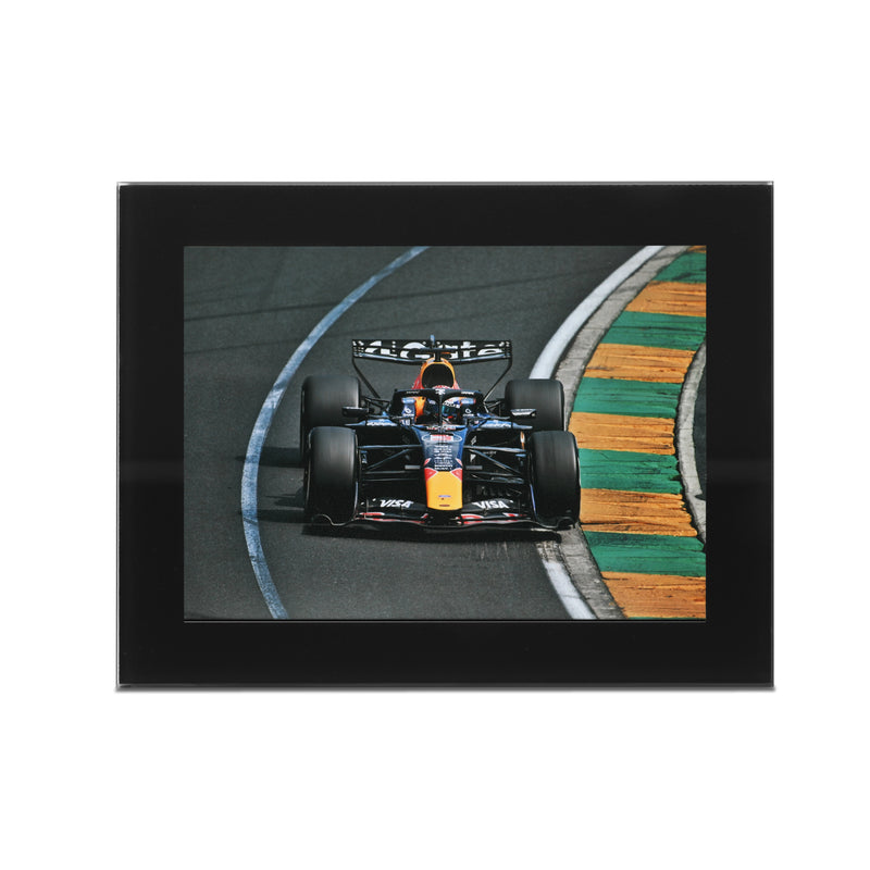 Max Verstappen 2026 Oracle Red Bull Racing - Australia GP - Glass Slate Frame Print