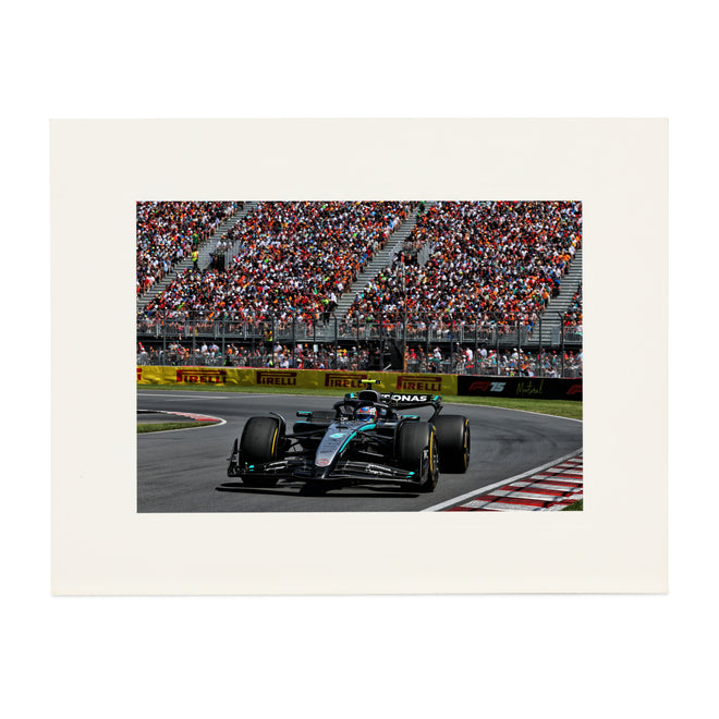 Kimi Antonelli 2025 Mercedes-AMG Petronas F1 Team Strut Mount Print - Canadian GP