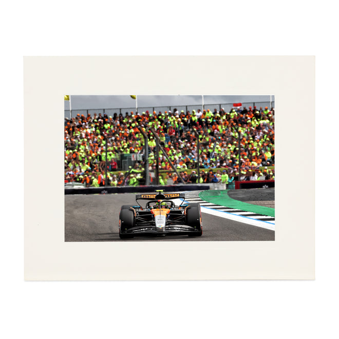 Lando Norris 2025 McLaren F1 Team Strut Mount Print - British GP