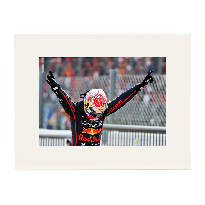 Max Verstappen 2025 Red Bull Racing Strut Mount Print - Italian GP